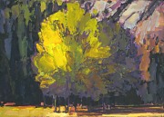 * Stand of Aspen, 10 x 14 inches, oil on panel, 1998