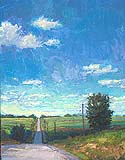 * Route 44, SD, 16 x 21 inches, oil on canvas, 1998
