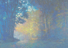 * Road in the Alleghenies, 39 x 54 inches, oil on canvas