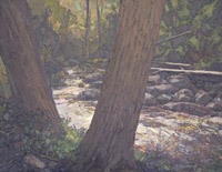 Hidden River, 14 x 18 inches, oil on birch