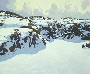 * Great Wass Island, Winter II, 30 x 36 inches, oil on canvas, 1993
