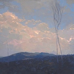 Brave New Land, 30 x 30 inches, oil on canvas, 1994
