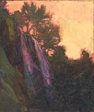 * Cascade of the River Bresque, France, 10-1/4 x 8-3/4 inches, oil on panel, 1997