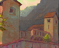 * Fort de France, 8-3/4 x 10-1/2 inches, oil on panel