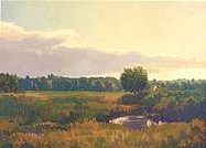 * Large Marsh, 48 x 66 inches, oil on canvas, 1997