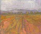* Plain of Valensole, 8-3/4 x 10-1/4, oil on wood panel, 1997