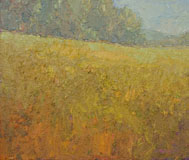 Orange Field, 17 x 20, oil on canvas