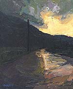 * Storm's End, 10-1/4 x 8-3/4 inches, oil on panel, 1998
