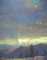 * To the West: Montana, 84 x 66 inches, oil on canvas