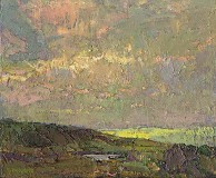 * Dartmoor Vista, Devon, 8-3/4 x 10-1/2 inches, oil on panel