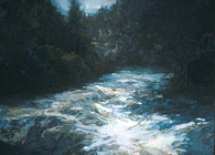 * White River, 39 x 54 inches, oil on canvas, 1999