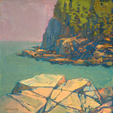 * Compass Harbor, 12 x 12 inches, oil on canvas, 2000 