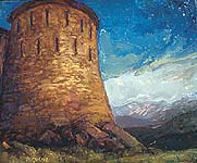 * Fort de Savoie, 8-3/4 x 10-1/4 inches, oil on panel, 2000