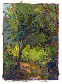 * Provence Path, 3-1/4 x 2-1/2 inches