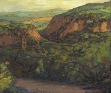 Priory in the Luberon, 8-3/4 x 10-1/4 inches, oil on panel, 2000