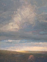 * Top of Dartmoor, 66 x 50 inches, oil on linen