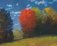 * First of Autumn, 23 x 28 inches, oil on canvas, 2001