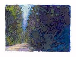 * Through the Tall Trees, 1-3/4 x 2-1/2 inches