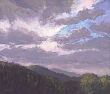 Highland Sky, 10 x 12 inches, oil on panel