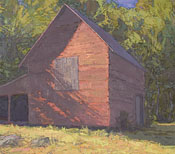 Red Shed II, 14 x 16