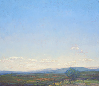 View from Montfuron in the Luberon, 14 x 16