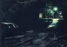* Night #1, 1988, oil on paper, 22 x 30 inches