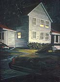 * Night #8, 1988, oil on paper, 30 x 22 inches