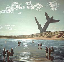 * Traditional Explanations, 29 x 29 inches, oil on canvas, 1986